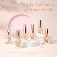 thumbnail image 2 of Set de esmaltes de uñas CANNI Jelly Gel, 6 colores, 9 ml, blanco lechoso transparente, 2 of 8
