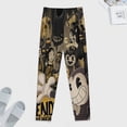 thumbnail image 4 of Bendy And The Ink Machine Men's Lightweight Pajama Pants Soft Lounge Sleep Joggers Sleepwear Bottom Pants, 4 of 7