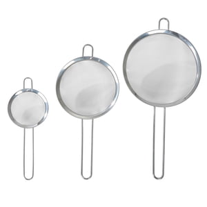 Mainstays 3-Pack Stainless Steel Fine Mesh Strainers