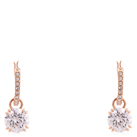 Swarovski Constella Crystal Hoop Earrings