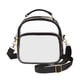 thumbnail image 4 of Bolso bandolera transparente, bolso bandolera, bolso de mano, correa desmontable, aprobado para estadios Negro, 4 of 8