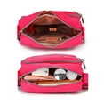 thumbnail image 4 of PULLIMORE Waterproof Nylon Crossboby Bags for Women Casual Zipper Shoulder Purse Messenger Bag Handbag (Rose Red), 4 of 9