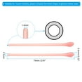 thumbnail image 2 of Uxcell Glasses End Tips 5 Pairs Eyeglass Anti Slip Ear Sock Pieces Tube Sleeve Replacement Temple, Pink Style 3, 2 of 5