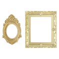 thumbnail image 1 of Miangastore Cadre Photo Miniature en Résine Couleurs Assorties Lot de 2 3x2.4in, 1 of 8