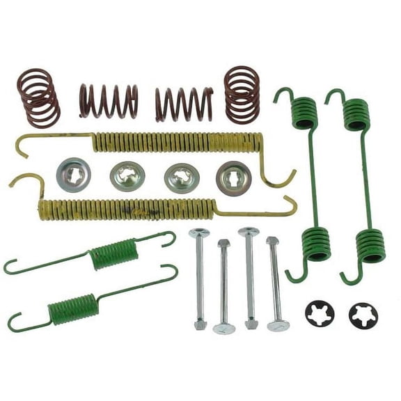 Rear Drum Brake Hardware Kit - Compatible with 2001 - 2003 Saturn LW200 2002