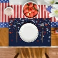 placemats set of 6 independence day shirtLinen Placemats For Holiday