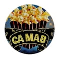 thumbnail image 4 of Orinice Movie Logo Movie Reel Popcorn Round Table Cover Stain Resistant Washable Indoor Outdoor Tablecloth Kitchen Dining Wedding Parties 100% Polyester Fiber 31-35, 4 of 8
