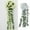 White(70cm), variant on Fmxomd Artificial Faux Hanging Flowers Plants Outside Fake Violets Colorful Realistic Vines Porch Patio Yard Indoor House Wedding Party Favors(1Pack, 27.7in)