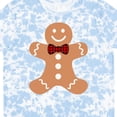 thumbnail image 4 of Inktastic Cute Gingerbread Man with Red Plaid Bowtie T-Shirt, 4 of 5