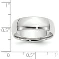 thumbnail image 3 of 10K White Gold 10Kw 7mm Ltw Comfort Fit Band Size 13 Made In United States 1wcfl070-13, 3 of 5