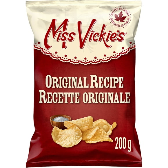 Miss Vickie's Original Recipe kettle cooked potato chips, 200GM