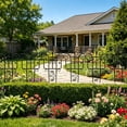 thumbnail image 5 of 2 Pack - Stackable Garden Fence - Plastic Climbing Plant Support, Decorative Yard Border Edging for Lawn & Flowerbeds, Black, Ccwuwei, 5 of 6