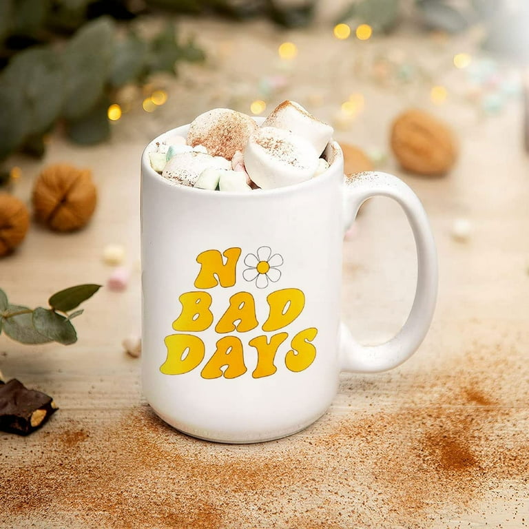 Rainbow Coffee Mug, No Bad Days Mug, 70's Style Mug, Groovy Mug, Vintage  Style Mug, 70's Style Kitchen Decor, Ceramic Novelty Coffee Mugs 11oz, 15oz  Mug, Tea Cup, Gift Present Mug For