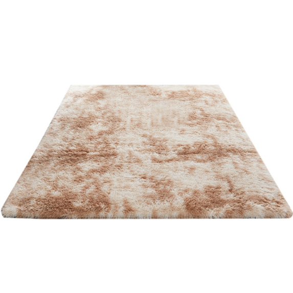 Fluffy Shag Fuzzy Soft Bedroom Carpet, Plush Shaggy Bedside Area Rug Indoor Floor Living Room Carpet for Dorm Home Decor Nursery