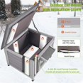 thumbnail image 2 of Gray Plush Cat Lounger: Ultra-Soft, Washable Pet Bed for Calming Cat Rest, 2 of 6