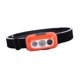 thumbnail image 3 of Linternas frontales LED, linterna frontal brillante, linternas frontales LED portátiles recargables para exteriores, camping y emergencias. Naranja, 3 of 8
