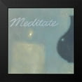 thumbnail image 2 of Wyatt Jr., Norman 15x15 Black Modern Framed Museum Art Print Titled - Meditate, 2 of 5