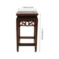 thumbnail image 2 of jojofuny 1Set Wooden Planter Stand Jichong Wood Hand Carved Decorative Garden Stool for Bedroom Furniture Balcony, 2 of 7