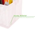 thumbnail image 6 of Mind Reader Utensil Holder, Silverware Organizer, Caddy, Metal, 7"L x 7"W x 5"H, White, 6 of 8