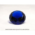 thumbnail image 4 of Zoogamo 120mm Dark Blue Diamond Shaped Glass Crystal Paperweight – Home Office Decor & Wedding Favors Decoration with Gift Box, 4 of 6