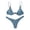 Gray, variant on Women's Sexy Bikini Set Underwire Solid Color Two Piece Swimsuit Bow Tie Details for Beach Vacation Summer Pool Party,Army Green,L