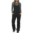 thumbnail image 3 of Sonducket Pantalones de esquí para mujer, babero Universal de Color sólido, mono grueso para mujer, pantalón de Snowboard, accesorio de ropa, Deportes de nieve negro METRO, 3 of 6