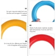 thumbnail image 3 of Miangastore 4 Pcs Anneaux de Gymnastique Exercice Matinal Jouet de Lancer pour Enfants, 3 of 9
