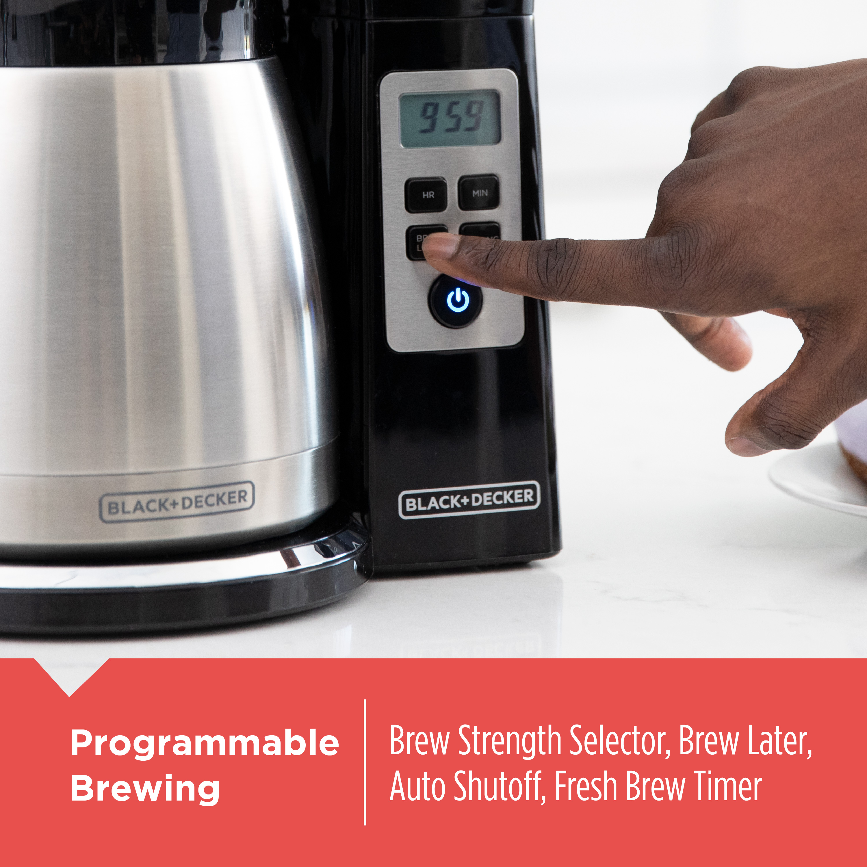 BLACK+DECKER 12-Cup Thermal Programmable Coffee Maker photo 5