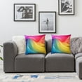 thumbnail image 2 of Acheng Pillow Covers Art Rainbow LGBT Print Throw Pillow Covers Farmhouse Pillowcase Home Decor Living Room House Decorative Cushion Case for Sofa Couch Pillow Covers 2 pcs White, 2 of 7