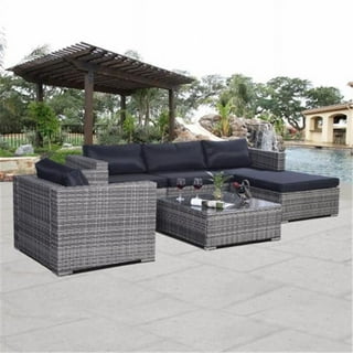 Grey rattan online cushion covers