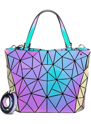 Mini Geometric Graphic Hand Backpack, Women's Zipper Top Handle Purse, Small  Two-way Shoulder Bag - Temu