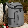thumbnail image 3 of WARMOUNTS Backpack Cooler & Insulated Bag 2 in 1, 36 Cans w/ Insulating Cover, Upgraded Leakproof Soft Cooler Backpack 2 Compartment for Camping Hiking Picnic Beach, 3 of 13