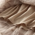 thumbnail image 4 of Tiqkatyck Tulle Skirts for Women Clearance, Women's A Line Layered Maxi Skirt Layered Tulle Skirt Stretch High Waist Tulle Skirt Holiday Skirts for Women, Skirts for Women Khaki, 4 of 7