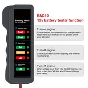 OBDMONSTER W003 12 Volts Automotive Battery Tester Battery Loaded with Alternator State Check