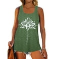 thumbnail image 2 of MOSHU Racerback Tank Tops for Women Vintage Mandala Graphic Shirts Casual Sleeveless Summer Tops, 2 of 9