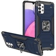 thumbnail image 2 of Phone Case for Samsung Galaxy A33 5G Armor Hybrid with Ring Holder Kickstand Shockproof Heavy-Duty Durable Rugged Dual Layer Cover for Galaxy A33 5G - Blue, 2 of 10