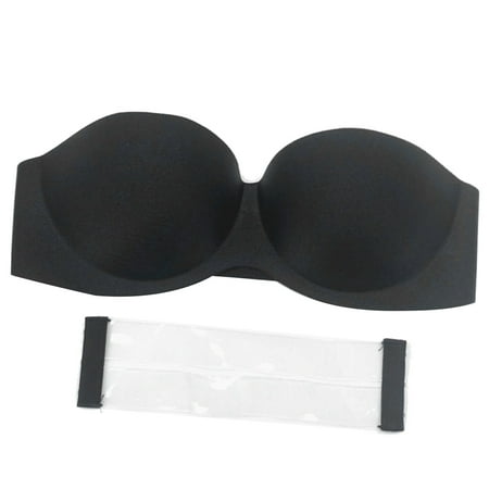 

YXGla Sexy Women Solid Color Invisible Seamless Strapless Underwired No Padding Bra