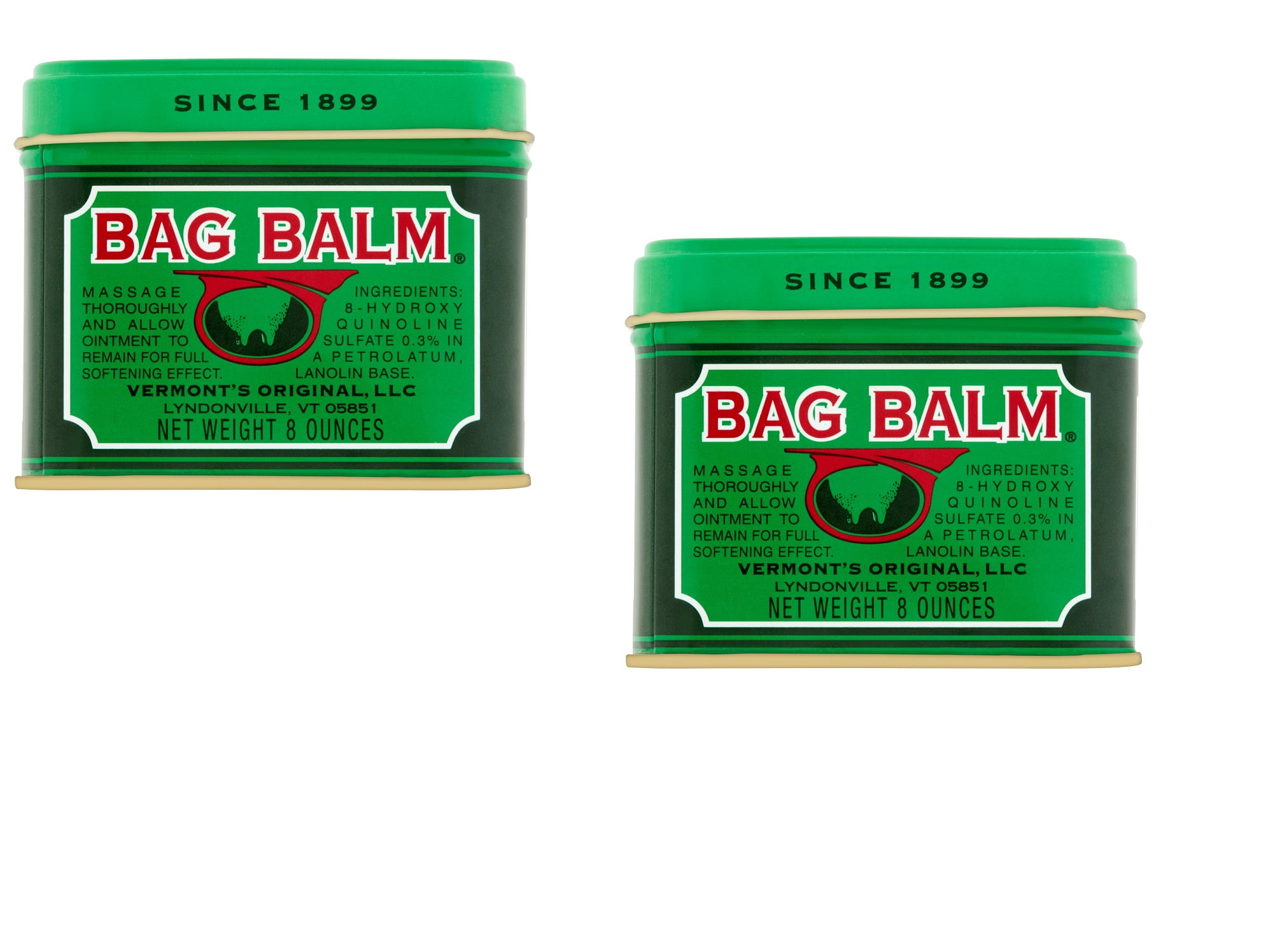 Vermont's Original Bag Balm Moisturizer Ointment for Pets 8 Oz Canister