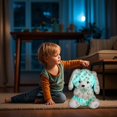 thumbnail image 4 of 10" Light up Husky LED Stuffed Animal with Colorful Night Light Glow Soft Plush Toy Gifts for Kids on Christmas Birthday, Husky(White,10"), 4 of 6