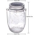 thumbnail image 4 of Solar Mason Jar Lights 4Pack Led String Fairy Star Firefly Jar Lids Lights Jars, 4 of 4