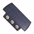 thumbnail image 1 of Billuyoard Luz solar de pared para jardín en colores y modos de colores cálidos para iluminación de altura luces solares para exteriores IP65 Iluminación y accesorios Negro Seis luces blancas, 1 of 6