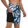 thumbnail image 6 of Rocae Rose Flowers for Men's Swim Trunks Quick Dry With Two Side Pockets and One Lined Patch PocketX-Large, 6 of 9