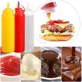 thumbnail image 4 of Leak-free Set Of 2 Durable Clear Food Dispenser Squeeze Squirt Bottle Griddle Accessory With Cap For Sauces, Oil, Condiments, 4 of 5