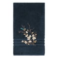 thumbnail image 2 of Authentic Hotel and Spa  Turkish Cotton Blue Bird Embroidered Midnight Blue 4-piece Towel Set, 2 of 4