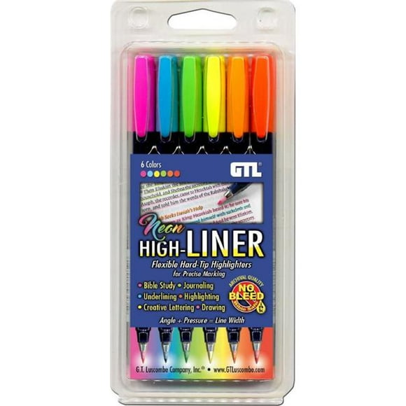 G T Luscombe 25942X Néon High - Ensemble de Doublure - 6 Couleurs