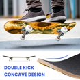 thumbnail image 6 of 31"x8" Vibrant Bloom Complete Skateboards for Beginners, Double Kick 7 Ply Maple Deck Soft Full Skateboard with Wheels, Gifts for Kids Teens, 6 of 8