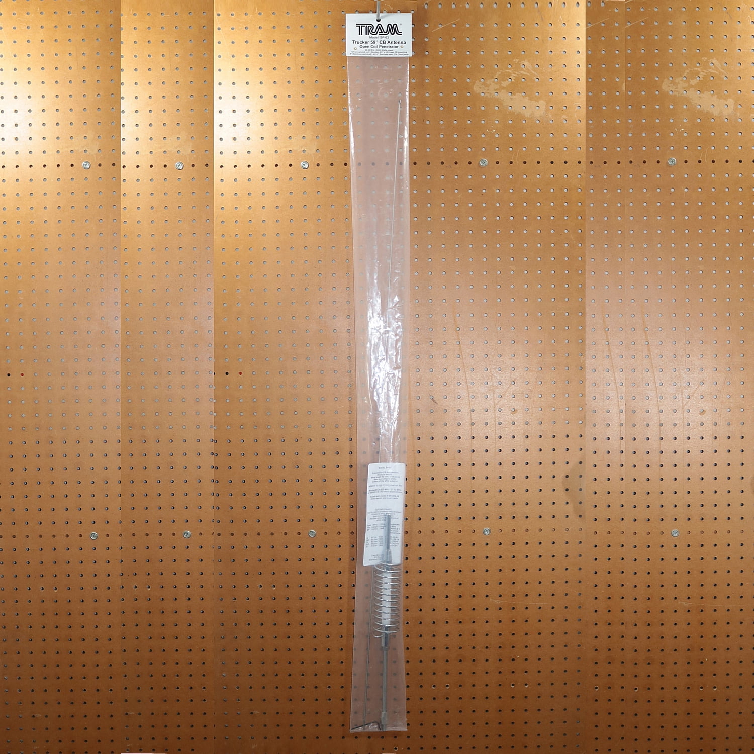 Tram 5,000-Watt Penetrator Sparrow 26 MHz to 30 MHz CB Antenna with 49-1/4 Inch Stainless Steel Whip and 6-Inch Shaft