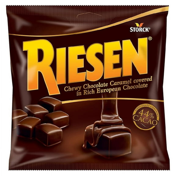 Riesen Chewy Caramel, Chocolate Candy (Packaging May Vary)5.5oz Pack of 2