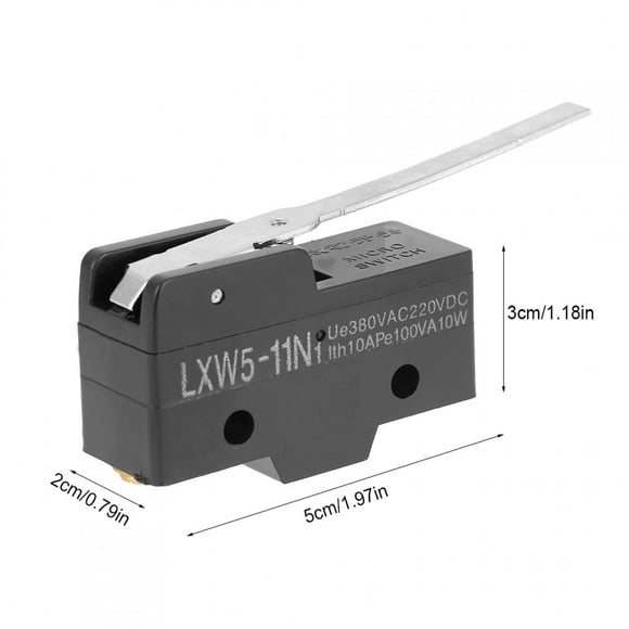 Limit Switch  Micro Switch  Micro Limit Switch  Cnc Limit Switch  Cnc Micro Switch LXW5-11N1 3A Micro Limit Switch Long Lever Arm SPDT Snap Action CNC
