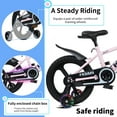 thumbnail image 6 of Ambifirner 14"/16"/20' Freestyle BMX Bike with Training Wheels High Carbon Steel Frame ,Under 100$ Bike with Water Bottle, 6 of 9